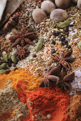 mixed dried spices