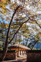 Danjong banishment place at Cheongryeongpo cape. Yeongwol, South Korea