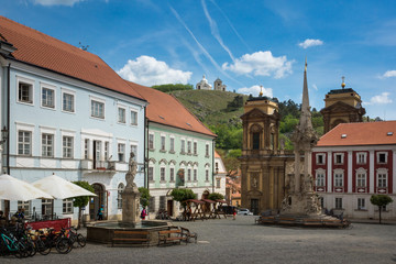 Fototapeta premium Old town in Mikulov, Moravia, Czech Republic