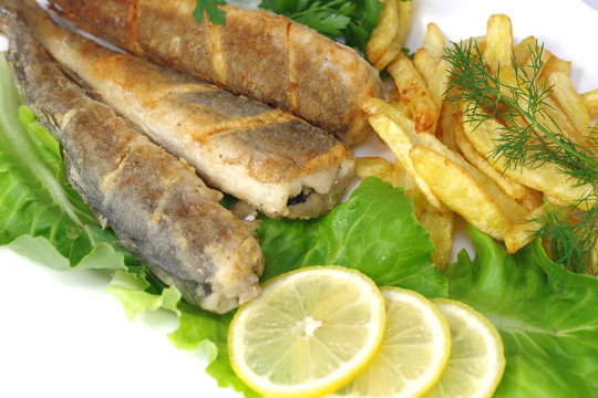 baked hake fish