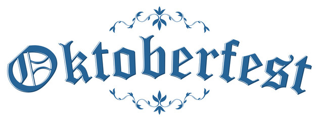 Header with text Oktoberfest 2018