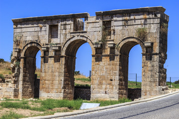Fototapeta na wymiar Patara Ancient City Gate