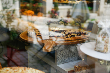 Schaufenster einer Bäckerei 