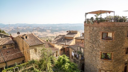Fototapeta na wymiar Volterra in Iatalien