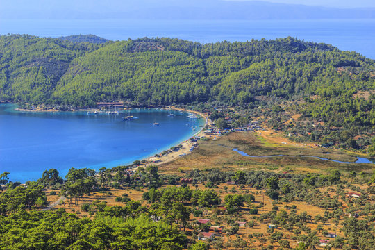 Akbuk Bay, Akyaka, Mugla, Turkey