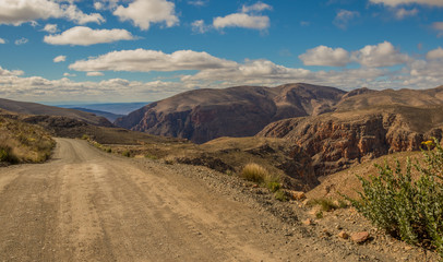 The Swartberg Pass runs through the Swartberg mountain range in the Karoo in the Western Cape province of South Africa