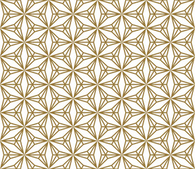 Seamless pattern based on Japanese ornament Kumiko