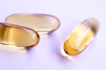 Cod fish liver oil capsules
