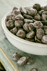 loose chocolate pieces