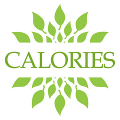 Calories Leaves Green Circular 