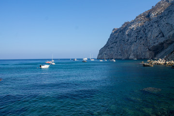 calas del mediterráneo en Calpe