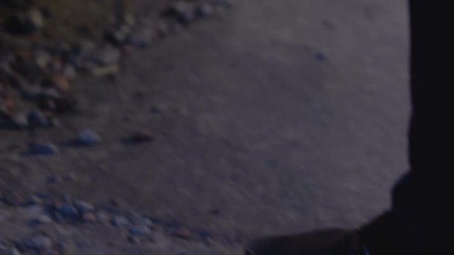 Brutal murderer getting rid of woman corpse in car trunk, kidnapping crime