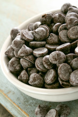 loose chocolate pieces