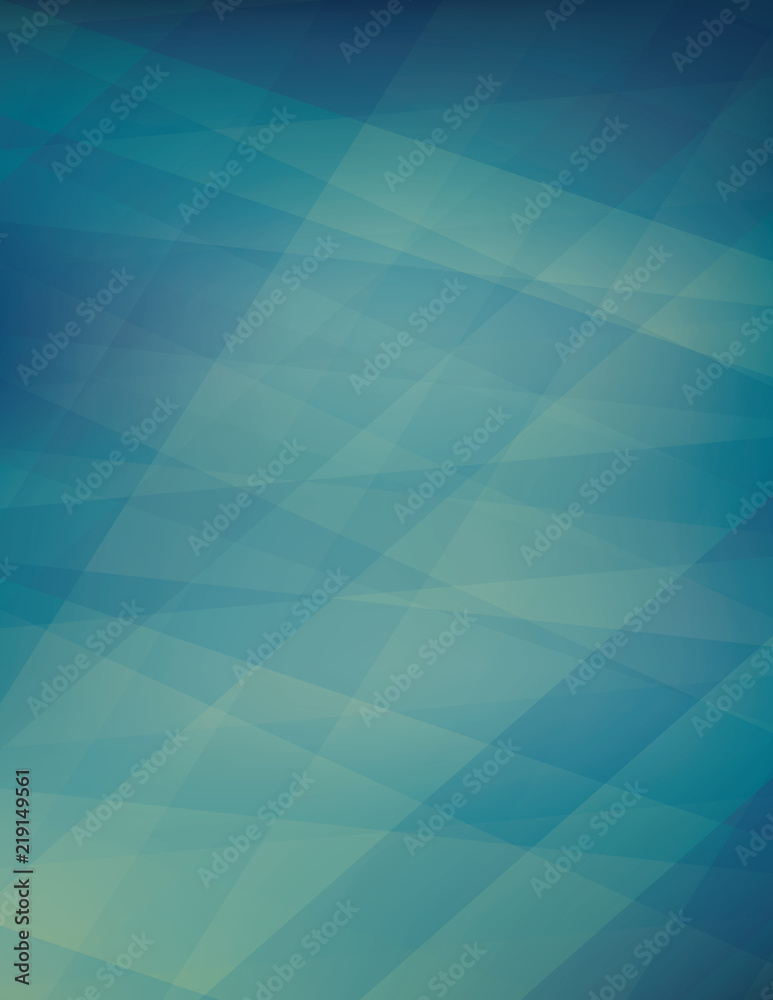 Poster abstract dark blue background with shades of green and chill blue. cerulean vertical vector pattern