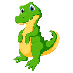 Cute crocodile cartoon