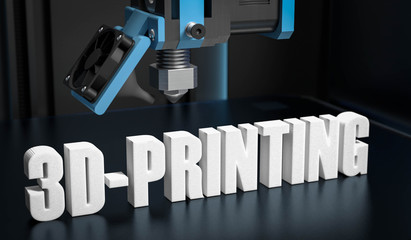 3D Drucker Printing Text