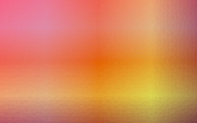 Nice abstract illustration of pink, orange, yellow and purple triangle poligon. Nice background for your design.