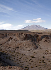 Spectacular scenery in Salar de Uyuni, Bolivia