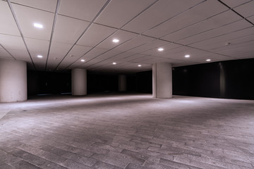 Empty lighting venue