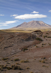 Spectacular scenery in Salar de Uyuni, Bolivia