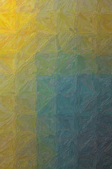Good abstract illustration of yellow, blue and black Impasto with large brush paint. Useful background for your work.