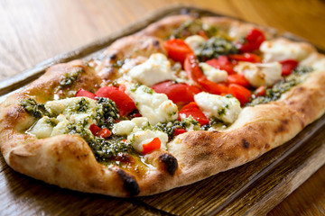 frsh baked pizza