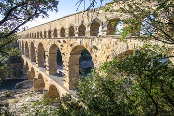 Obraz premium Pont du Gard, France