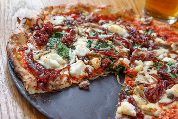 frsh baked pizza