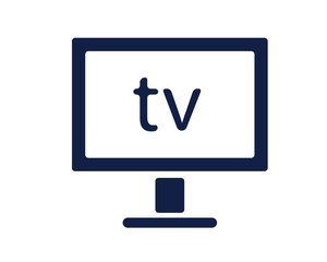 tv glyph icon , designed for web and app