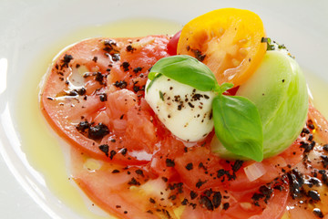 healthy tomato salad