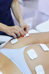 Treatment with electro stimulation