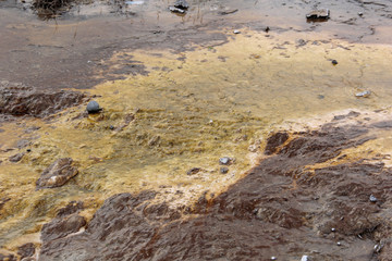 souffre dans le paysage