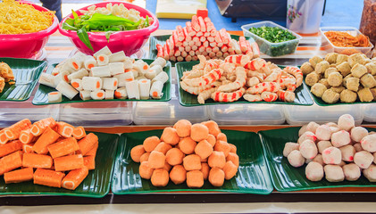 Georgetown, Penang, Malaysia Street food vendor or hawker stall