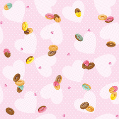 ドーナツパターン（ピンク）