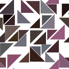 Seamless abstract conceptual geometric triangle lines pattern. Backdrop, template, style & decoration.