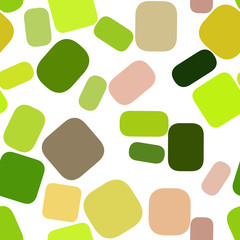 Seamless abstract conceptual geometric rounded rectangle pattern. Cover, graphic, square & creative.