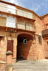 Fototapeta na wymiar Arco de la Cárcel en Montoro, provincia de Córdoba, Andalucía, España