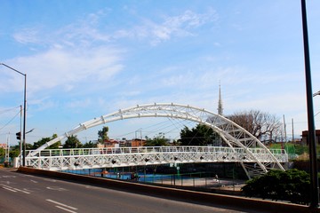 Obraz premium Puente peatonal