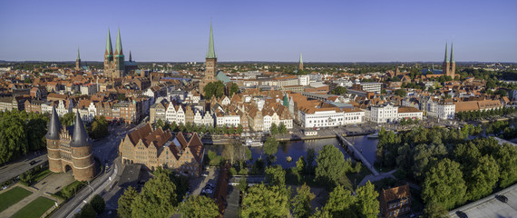 Panoramabild der Lübecker Altstadt