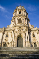 Fototapeta na wymiar Cathedral of Modica, Sicily