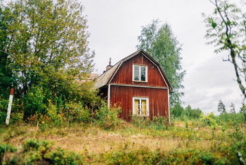 Fototapeta na wymiar Lost Place in Sweden - Trip to Sweden - Urlaub in Schweden