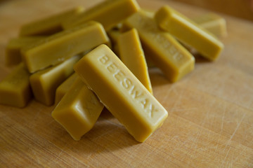 Beeswax closeup