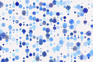 Abstract conceptual geometric messy random line circles pattern. Template, vector, illustration & drawing.