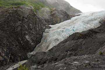 Fototapeta na wymiar Kenai Fjords National Park's Exit Glacier