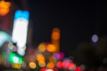 Bokeh - Night time in The Venetian in Las Vegas
