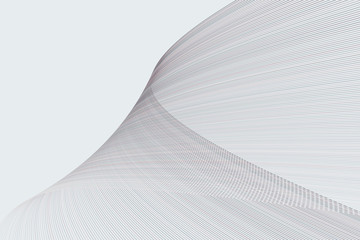 Abstract line & curve geometric pattern, colorful & artistic for graphic design. Shape, drawing, decoration & web.