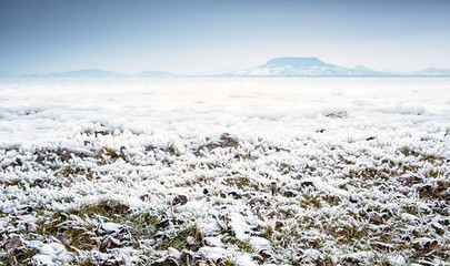 Lake Balaton in winter