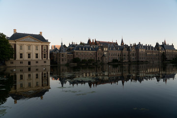 Buildings in The Hague city center, the Netherlands