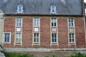 Historical building at Park Abbey, Leuven, Belgium