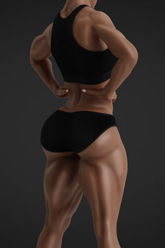 Strong female body